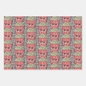 Retro Pop Art Movie Night Thema Birthday Party Inpakpapier Vel (Voorkant 2)