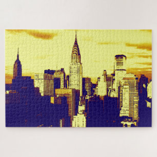 Retro Pop Art New York City Legpuzzel