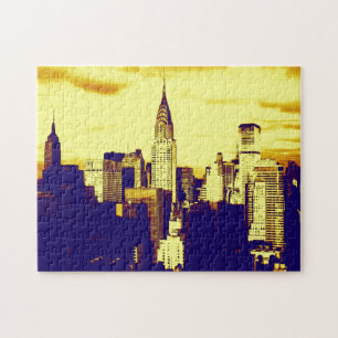 Retro Pop Art New York City Legpuzzel
