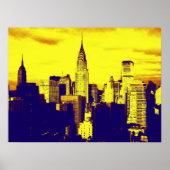 Retro Pop Art New York City Poster (Voorkant)
