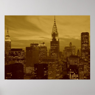 Retro Pop Art New York City Poster