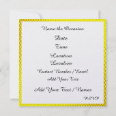 Retro Pop Art Paar Jitterbugging Uitnodiging (Achterkant)