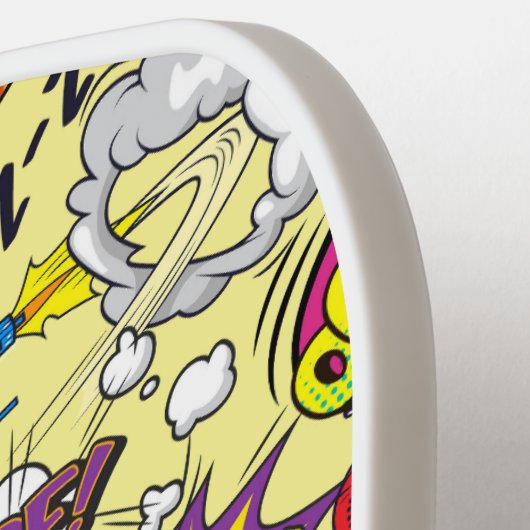 Retro Pop Art Pickleball Paddle (Links Detail)