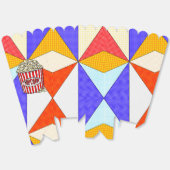 Retro Pop Art Popcorn Bedankdoosjes (Ongevouwen)