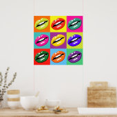 Retro  Pop Art Poster (Keuken)