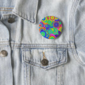 Retro Pop Art Ronde Button 5,7 Cm (In situ)