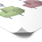 Retro Pop Art Salon Dryer-stoel 8x10 afdrukken Poster (Hoek)