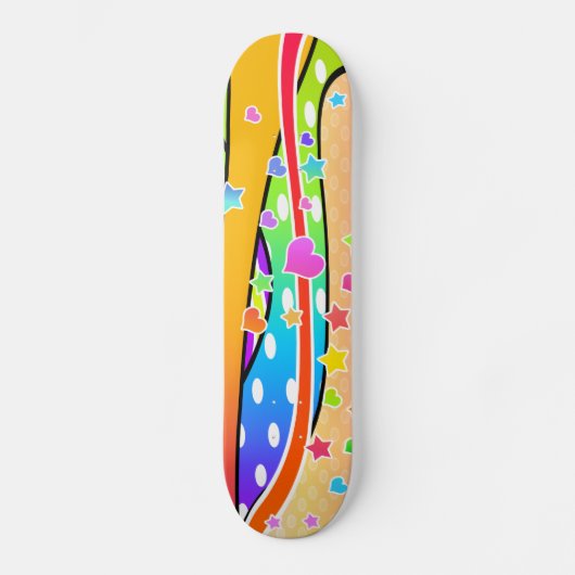 Retro POP ART SKATEBOARD (Voorkant)