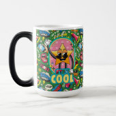 Retro Pop Art "Stay Cool" Morph Mug Magische Mok (Links)