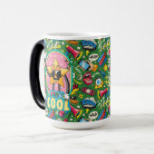 Retro Pop Art "Stay Cool" Morph Mug Magische Mok (Voorkant links)