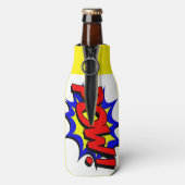 Retro Pop Art, Stripboek Pow! Flesjeskoeler (Fles Achterkant)