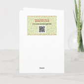 Retro Pop Art Style Kerstmis-feestkaart Kaart (Achterkant)