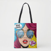 Retro Pop Art Tote Bag (Voorkant)