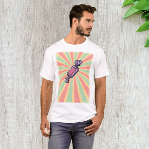 Retro Pop Art Verpakte Snoepjes T-shirt