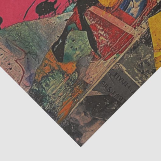 Retro Pop Art Woman Decoupage Tissue Papier (Detail)