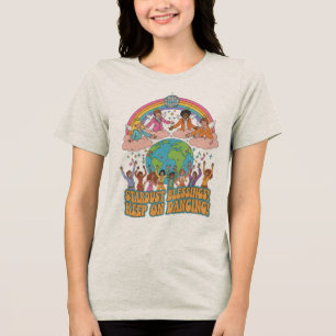 Retro Pop Bliss: Vintage 70s 80s Muziekcultuur Tri-Blend Shirt