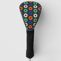 Retro Pop Bloem Patroon Vrouwen Golf Driver