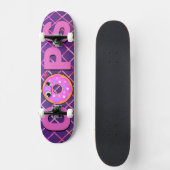Retro Pop Cop Love Persoonlijk Skateboard (Voorkant)