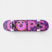 Retro Pop Cop Love Persoonlijk Skateboard (Horizontaal)