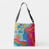 Retro Pop Crossbody Tas (Achterkant)