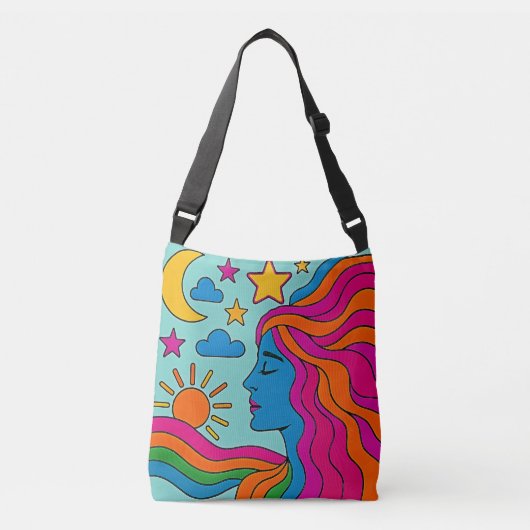 Retro Pop Crossbody Tas (Voorkant)