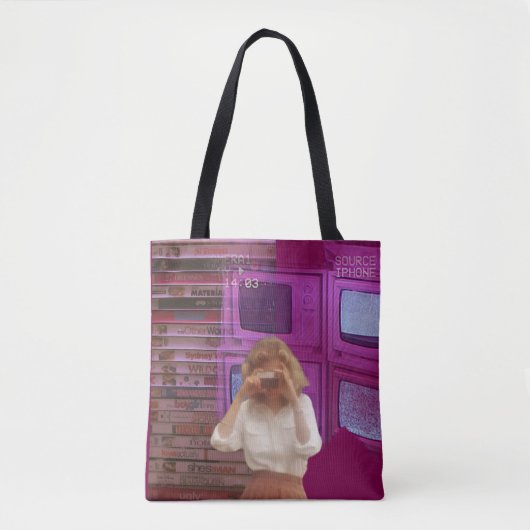 retro pop culture tote bag (Voorkant)