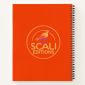 Retro Pop Diva: geometrische elegantie Abstracte k Notitieboek (Achterkant)