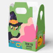 Retro Pop Halloween Kostuumfeest Bedankdoosjes (Geopend)