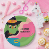 Retro Pop Halloween  Kostuumfeest Papieren Bordje (Feest)