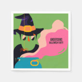 Retro Pop Halloween  Kostuumfeest Servet (Voorkant)