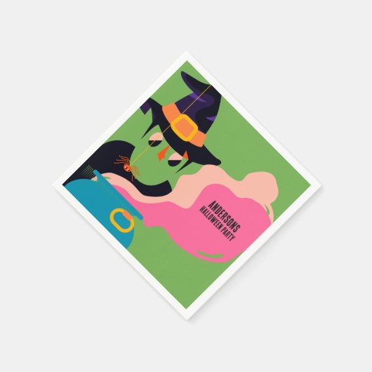 Retro Pop Halloween  Kostuumfeest Servet (Hoek)