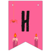 Retro Pop Halloween Kostuumfeest Vlaggetjes (Tweede vlag)