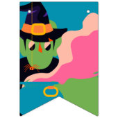 Retro Pop Halloween Kostuumfeest Vlaggetjes (Eerste vlag)