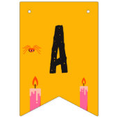 Retro Pop Halloween Kostuumfeest Vlaggetjes (Derde vlag)