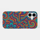 Retro Pop iPhone 16 Hoesje (Achterkant horizontaal)