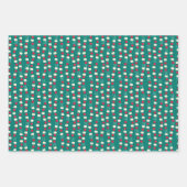 Retro Pop Kerstset 1 Inpakpapier Vel (Voorkant 3)