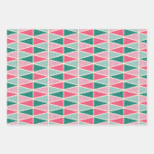 Retro Pop Kerstset 1 Inpakpapier Vel (Voorkant 2)