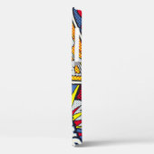 Retro pop kunst, komisch schreeuwpatroon. Case-Mate iPhone case (Achterkant / Links)