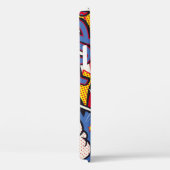 Retro pop kunst, komisch schreeuwpatroon. Case-Mate iPhone case (Achterkant / Rechts)