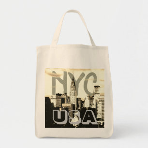 Retro Pop Kunststrip New York City NYC USA Tote Bag