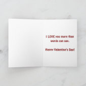 Retro Pop Love Feestdagen Kaart (Binnen)