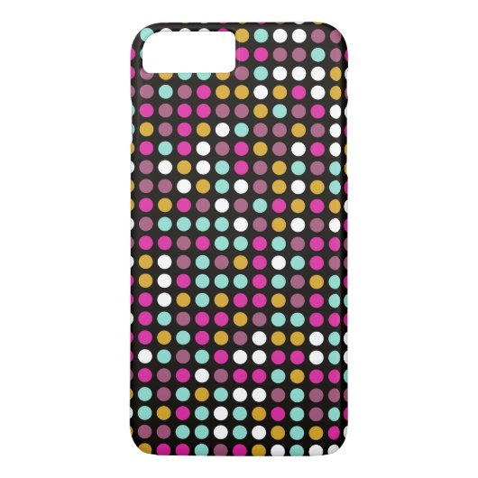 Retro Pop Polka Dot Pattern #10 Case-Mate iPhone Case (Achterkant)