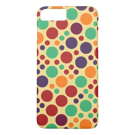 Retro Pop Polka Dot Pattern #2 Case-Mate iPhone Case (Achterkant)