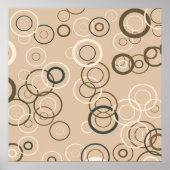 Retro Pop Squares Abstract art 2 Poster (Voorkant)