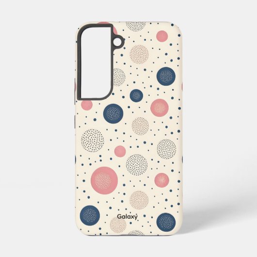 Retro Pop Stippen Samsung Galaxy S22 Hoesje (Achterkant)