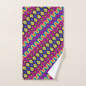 Retro Pop Teardrops Bold Bad Handdoek (Handdoek)