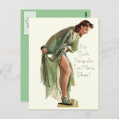 Retro  pop-upschoenen te veel schoenen Briefkaart (Voorkant / Achterkant)