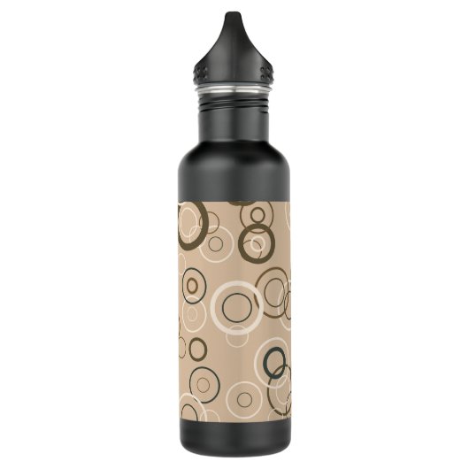 Retro Pop viares Abstracte kunst Waterfles (Links)