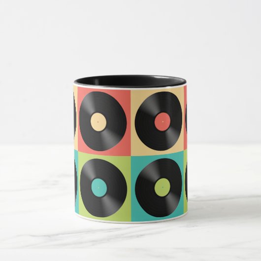 Retro  Pop vinylrecord Mok (Midden)