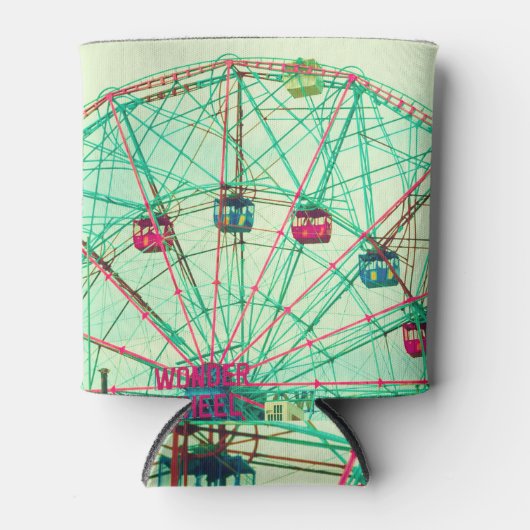 Retro Pop Zomercarnaval Blikjeskoeler (Voorkant)